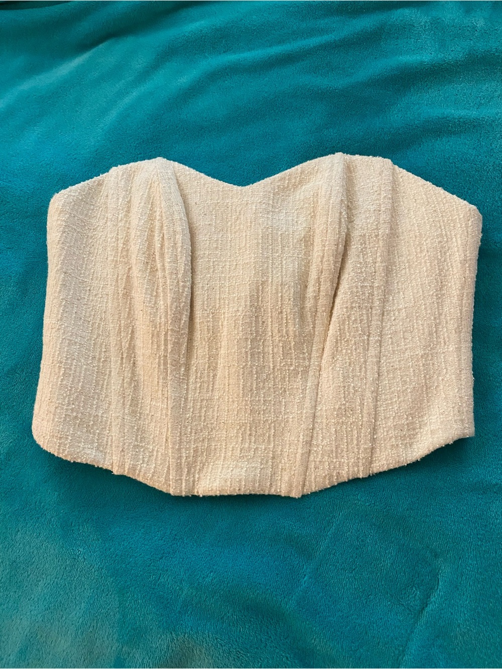 FARM Rio Corselet Tweed Top - Picture 1 of 6
